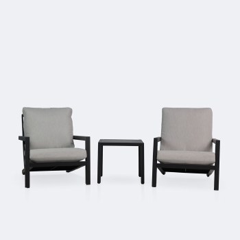 Versa Club Chair Set - Grey