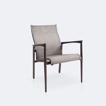 Oak Ridge Dining Armchair - Brushed Walnut Brown