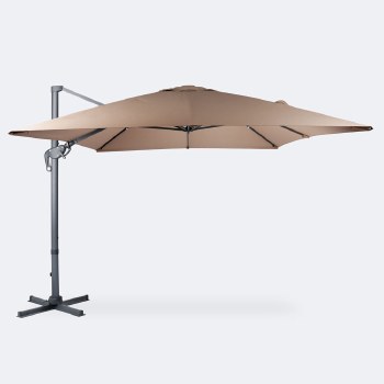 Orion 10x13 Rectangular Parasol - Light Beige