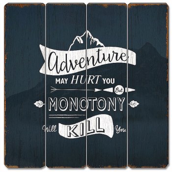 Wood Sign - Adventure