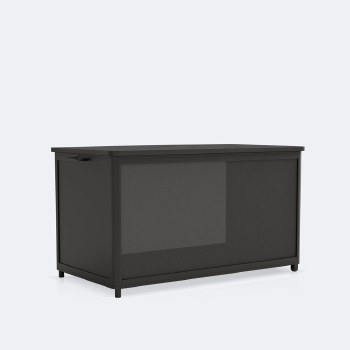 Patio Chest - Black Frame / Black Sling