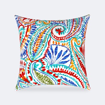 Throw Pillow 18 x 18 - Carnival Days