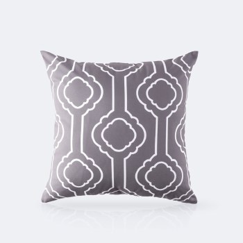 Throw Pillow 18 x 18 - Grey Geometric