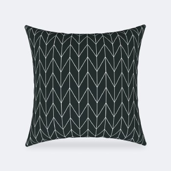 Throw Pillow 18 x 18 - Grey Chevron