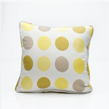 Throw Pillow - Yellow Dots