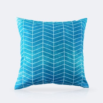 Throw Pillow 18X18 - Zig Zag