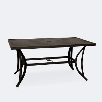 Riviera 40”x71” Dining Table – Brushed Mahogany