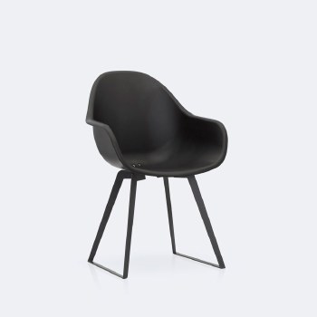 Ghost Dining Chair - Black