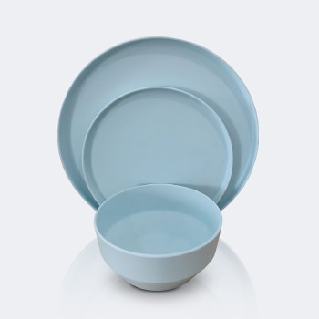 Soleil 12 pcs Dinnerware Set - Light Blue