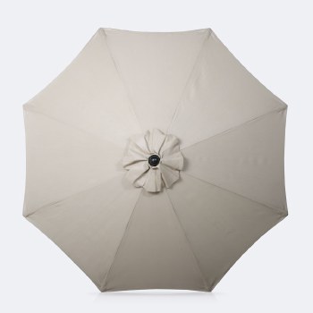 10' Auto Tilt Umbrella - DotBella Linen