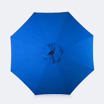 9' Auto Tilt Umbrella - DotBella Pacific Blue