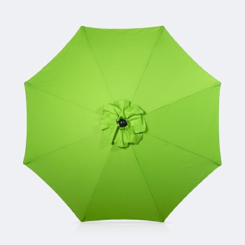 9' Auto Tilt Umbrella - DotBella Spring Green