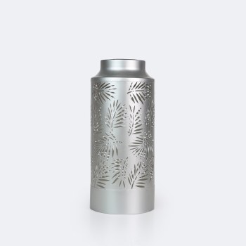 Metal Solar Lantern - Silver