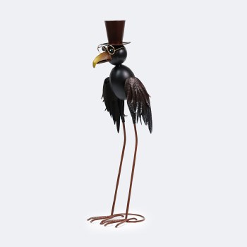 Decorative Metal Crow