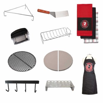 Golden Egg 21" BBQ Oven Accessory Bundle