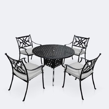 Mariposa Dining Set	 - 4 Sets - Black