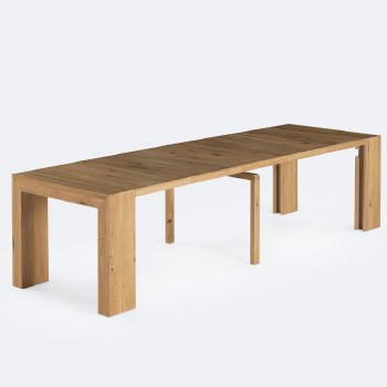 Transformer Table - Scandinavian Oak - Seats up to 12