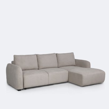 Vivo Right- Hand Facing Sectional Media Sleeper - Savy Beige