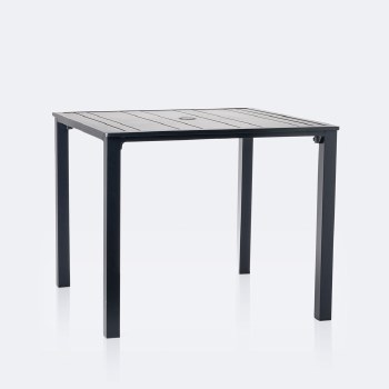 New York 35" Square Dining Table - Black