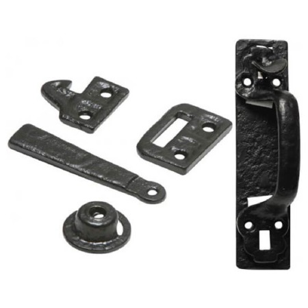 Kirkpatrick 1124 Canadian Thumb Latch Antique Black - Broughtons ...