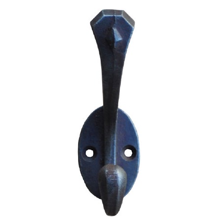 Diamond Hat & Coat Hook Waxed Cast Iron