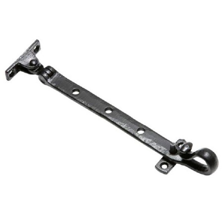 Kirkpatrick 1183 Crook Casement Window Stay 10" Antique Black
