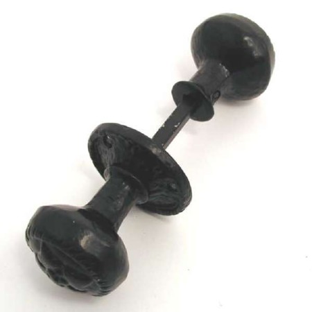 Kirkpatrick Rim Door 1206R Knobs Antique Black