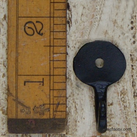 Penny Backplate Utencil Hook Waxed Hand Forged