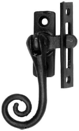 Kirkpatrick 144 Rat Tail Window Handle Antique Black