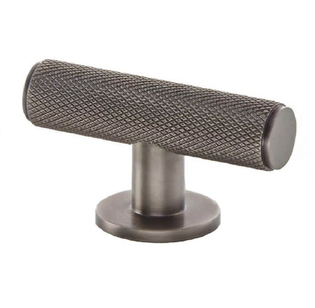 Croft 162 Diamond Knurled T-Bar Antique Nickel