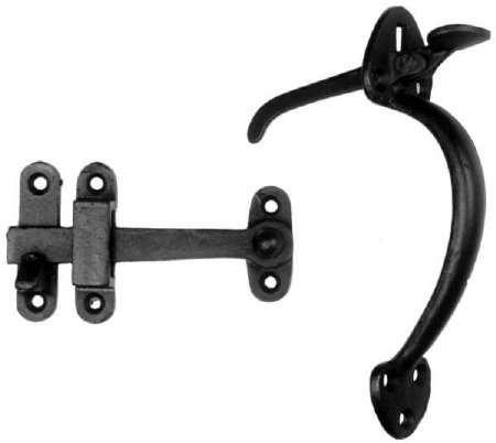 Kirkpatrick 1681 Suffolk Thumb Latch Smooth Black