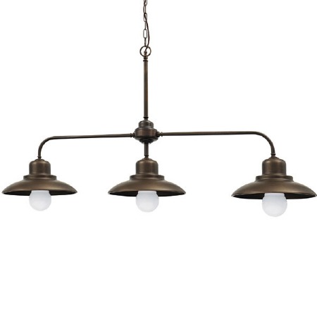Patio 3 Arm Ceiling Light 1712 Bronzed