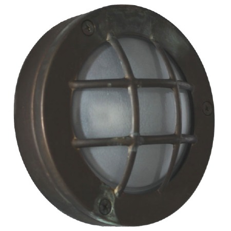 Cocci Flush Light With Grille 187 Aged Copper