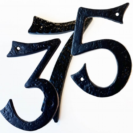 Kirkpatrick 1979 101mm House Number 0 Antique Black