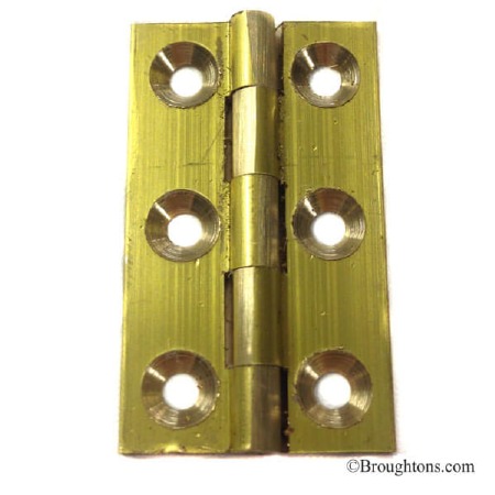 Butt Hinge 0940 51x28.5mm Self Colour Brass