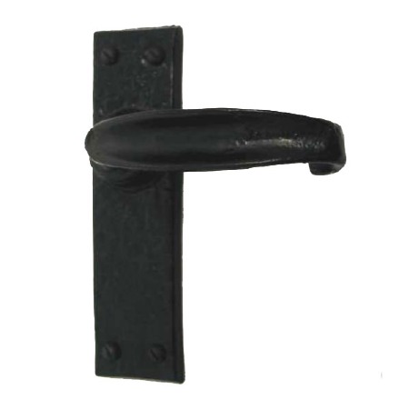 Kirkpatrick 2440 Plain Door Handles Antique Black