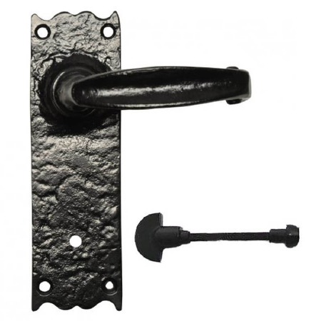 Kirkpatrick 2454 Bathroom Lever Handles Antique Black