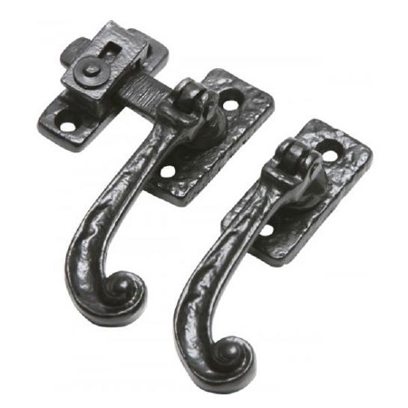 Kirkpatrick 2723 French Window Fastener Antique Black