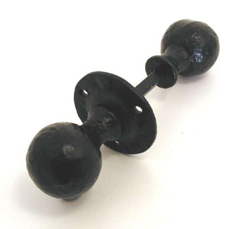 Kirkpatrick 3067R Ball Rim Knobs 1 3/4" Antique Black