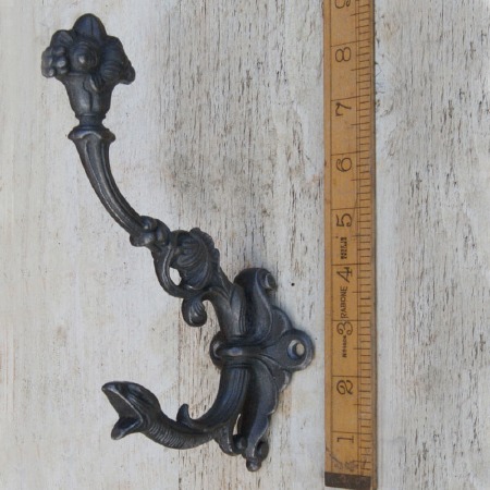 Decorative Hat & Coat Hooks Waxed Cast Iron