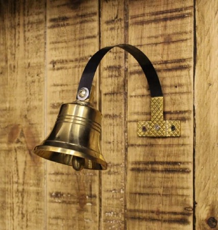 Vintage good Brass Doorbell With (3) Bells