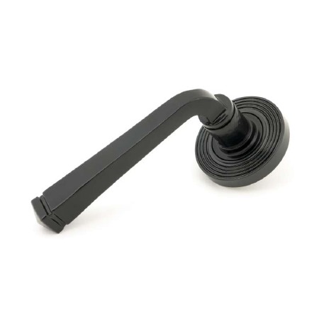 From The Anvil Avon Rose Door Handle Beehive Black