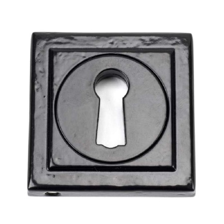 From The Anvil Round Escutcheon Square Black