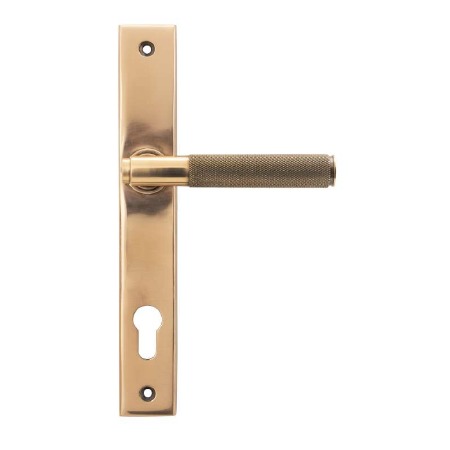 From The Anvil Brompton Slim Espag Lock Polished Bronze