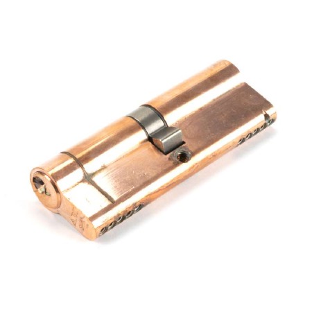 From The Anvil Euro Lock Cylinder 45/45 Polished Bronze Key Alike