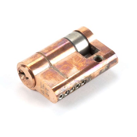 From The Anvil Euro Single Cylinder Polished Bronze 35/10