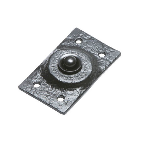 Kirkpatrick 4748 Door Bell Push Antique Black