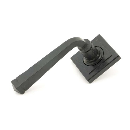 From The Anvil Avon Door Handles Square Rose External Beeswax Unsprung