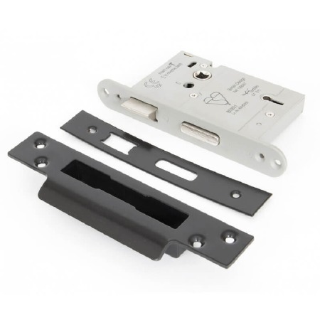 From The Anvil 5 Lever Heavy Duty Sash Lock BS 3" Black Keyed Differ