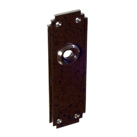BROLITE 6055 Bakelite Latch Back-plate ONLY Walnut